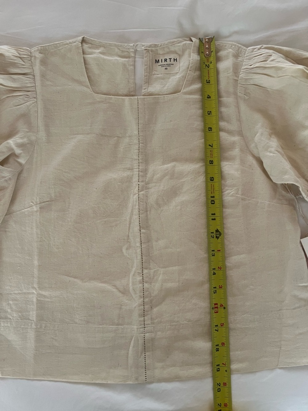 MIRTH NWT Provence Top in Ecru, Size XS - Picture 6 of 7